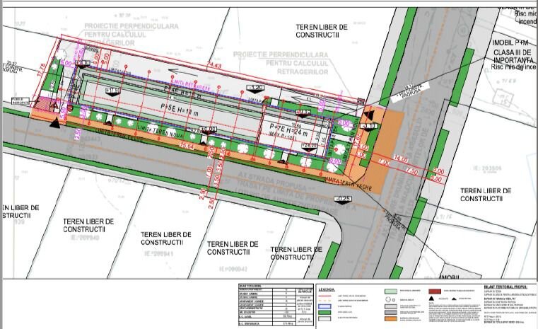 Metrou Nicolae Teclu, sector 3, teren cu proiect autorizat P+7R,